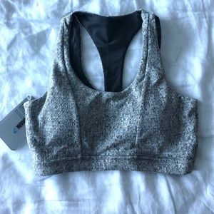 GymShark Fleur Sports Bra - Gray - Small